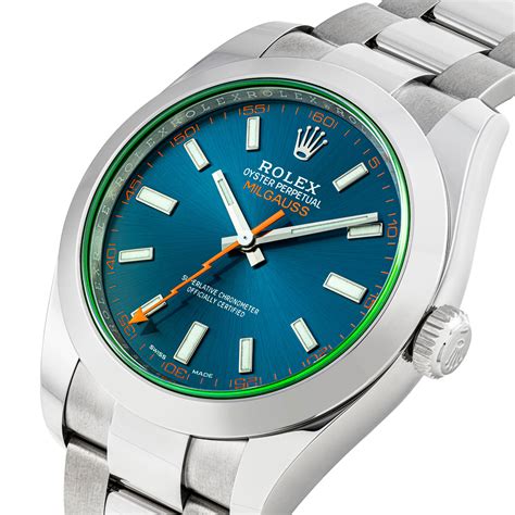 rolex 116400 blue|Rolex milgauss 116400gv price.